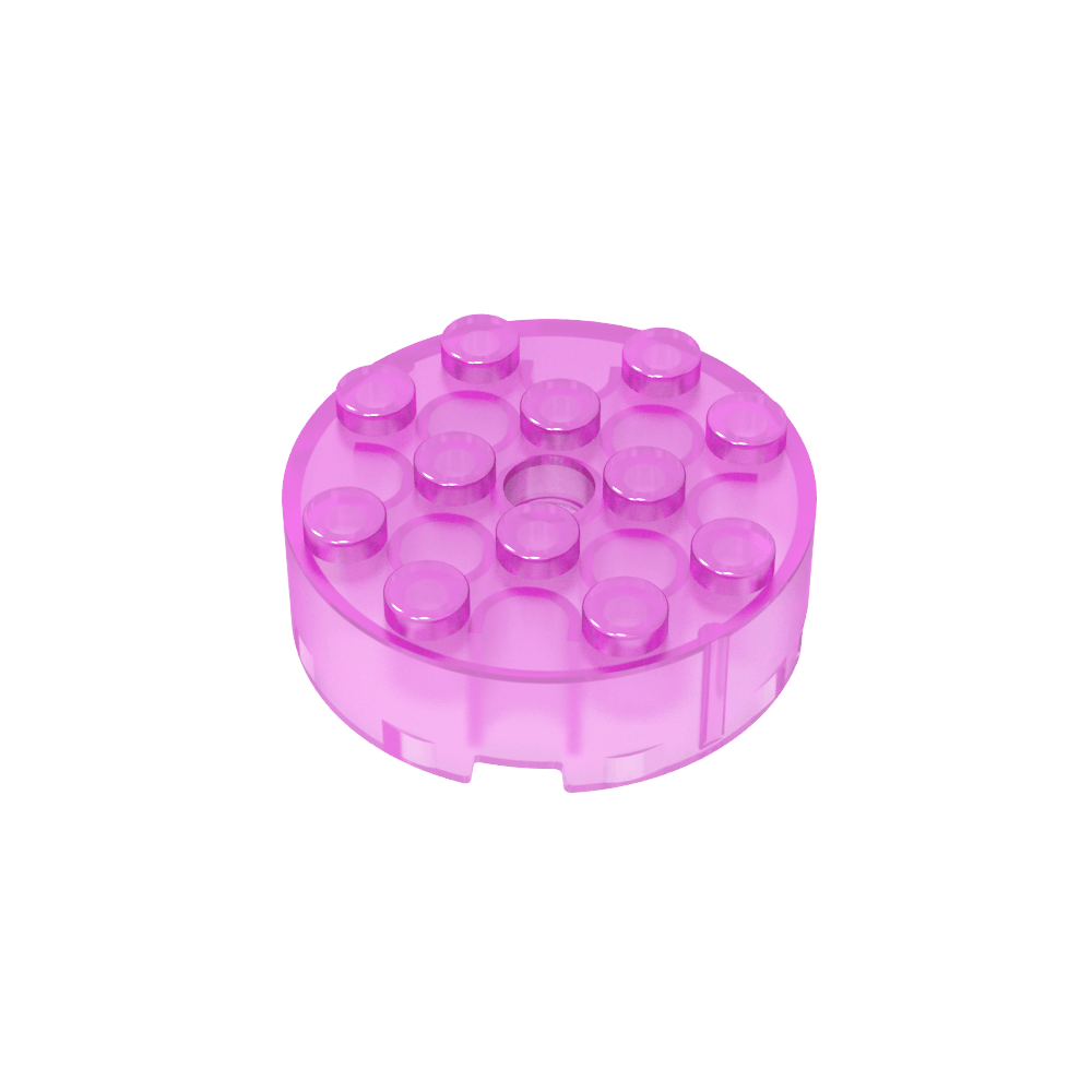 Rundstein 4 x 4 [Mittelloch]-MyGobricks