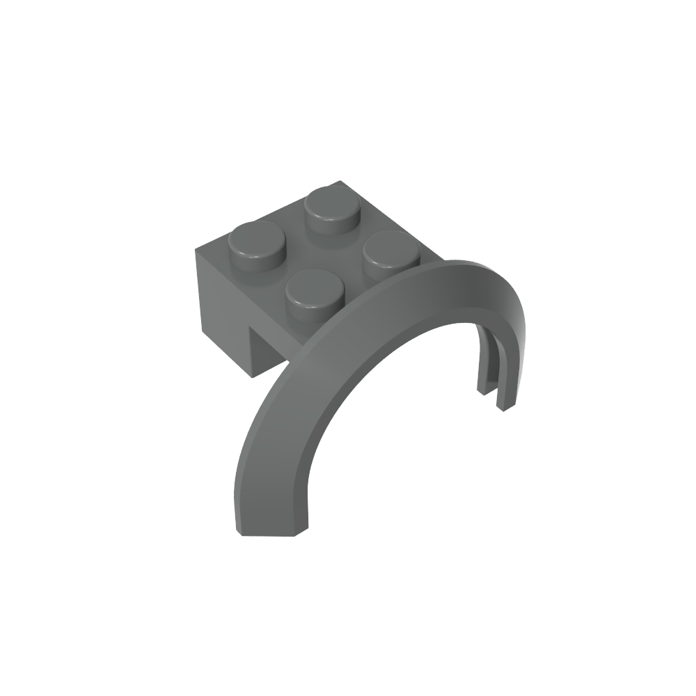 Radlauf, Kotflügel 4 x 2 1/2 x 2-MyGobricks