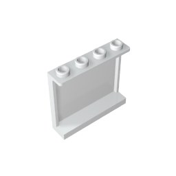 Panel 1 x 4 x 3 [Seitenstützen / Hohlbolzen]-MyGobricks