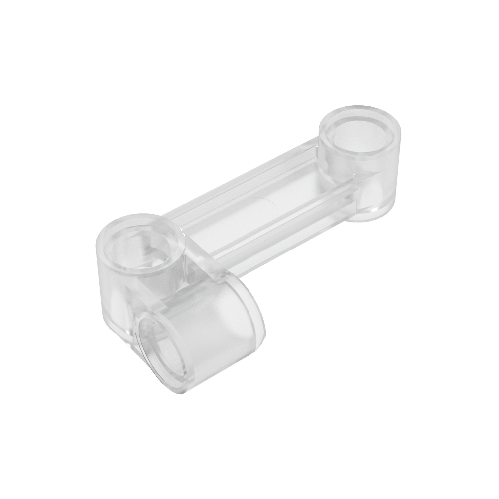 Technic Stiftverbinder Senkrecht 2 x 4 Gebogen - Balken mit 90 Loch Ø 4,8