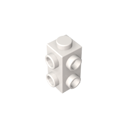 Stein 1 x 1 x 2 mit beidseitig erhabenen Spitzen