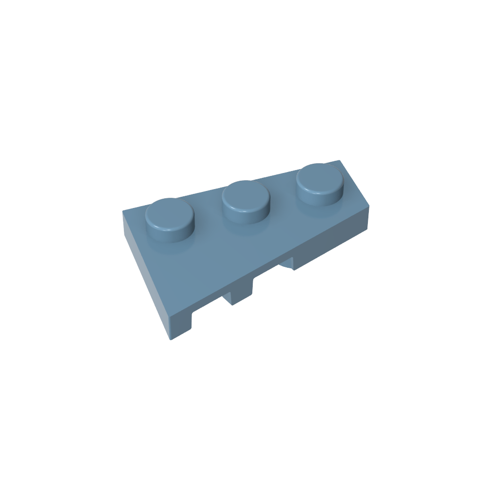 Keilplatte 3 x 2 Rechts-MyGobricks