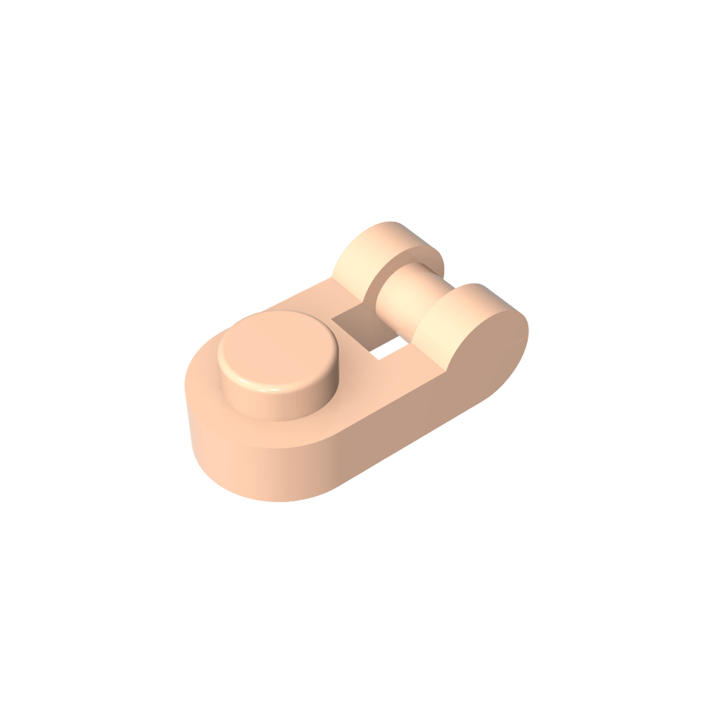 Platte Spezial 1 x 1 abgerundet mit Griff-MyGobricks