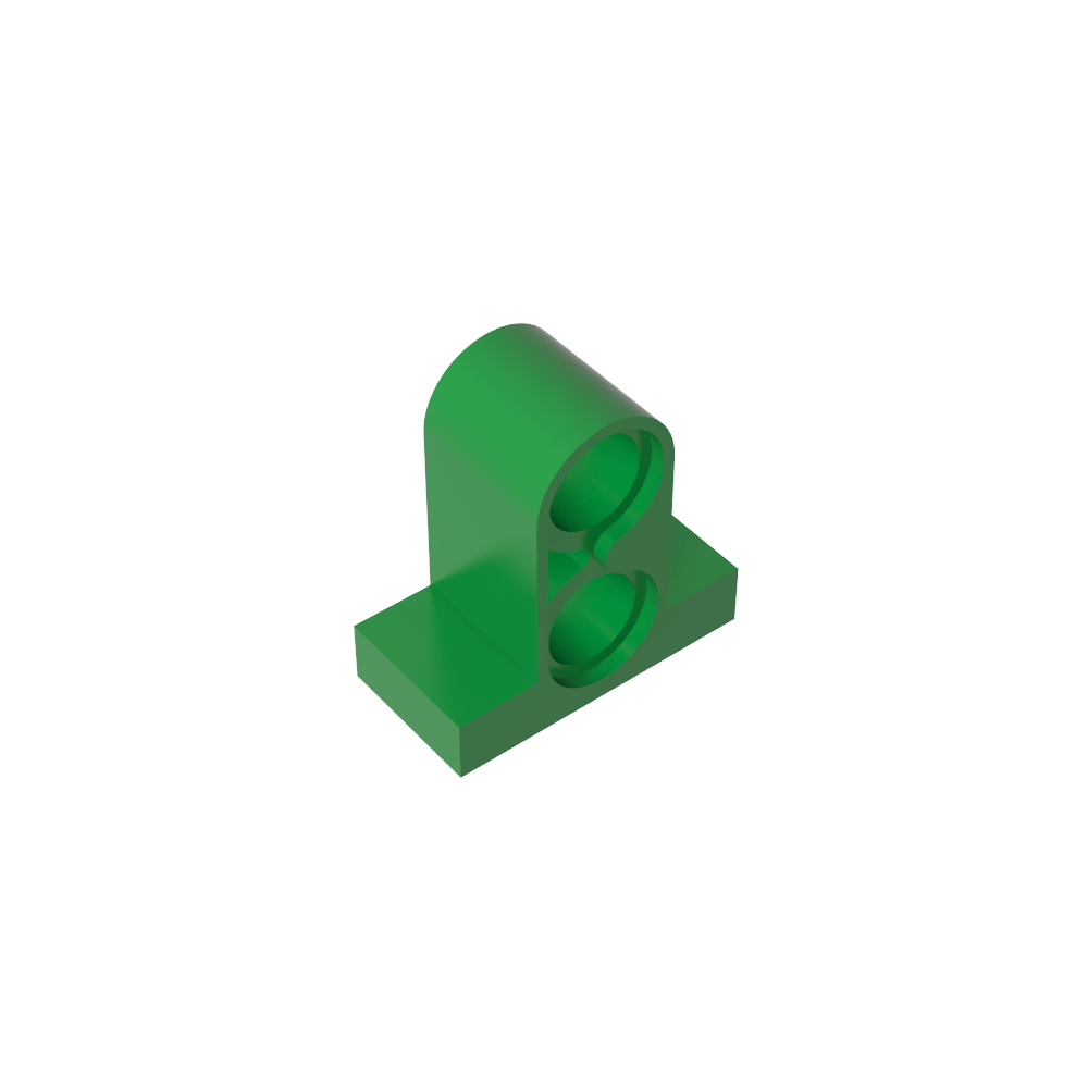 Technic Pin-Anschlussplatte 1 x 2 x 1 2/3 [Zwei Löcher oben]-MyGobricks