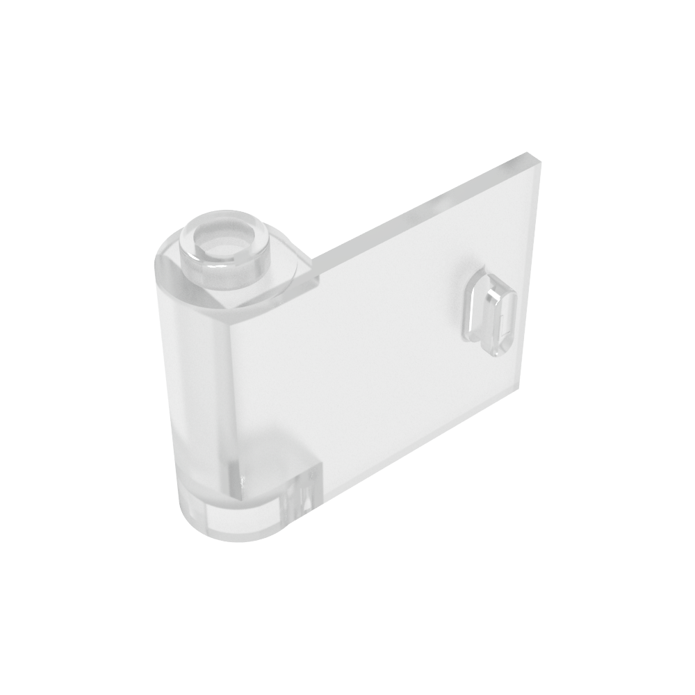 Tür 1 x 3 x 2 links - offen zwischen oberem und unterem Scharnier - MyGobricks