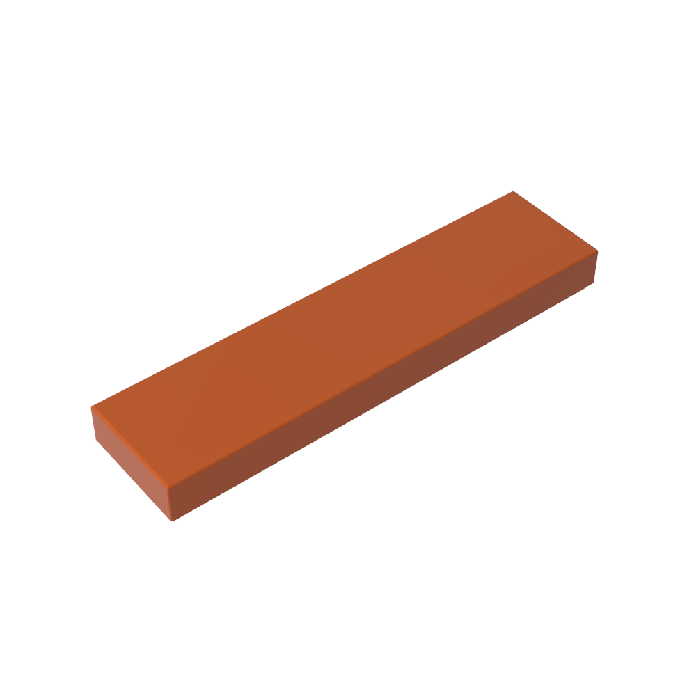 Fliese 1 x 4 mit Nut - MyGobricks