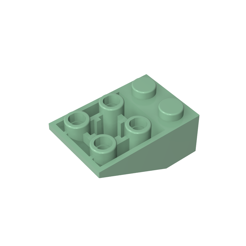 Schräge umgekehrte 33° 3 x 2 [Keine Verbindungen zwischen Noppen]-MyGobricks