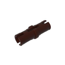 Technic-Stift mit Reibungsrippen in Längsrichtung ohne Mittelschlitze