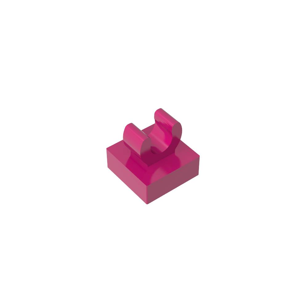 Fliese Spezial 1 x 1 mit Clip mit abgerundeten Kanten - MyGobricks