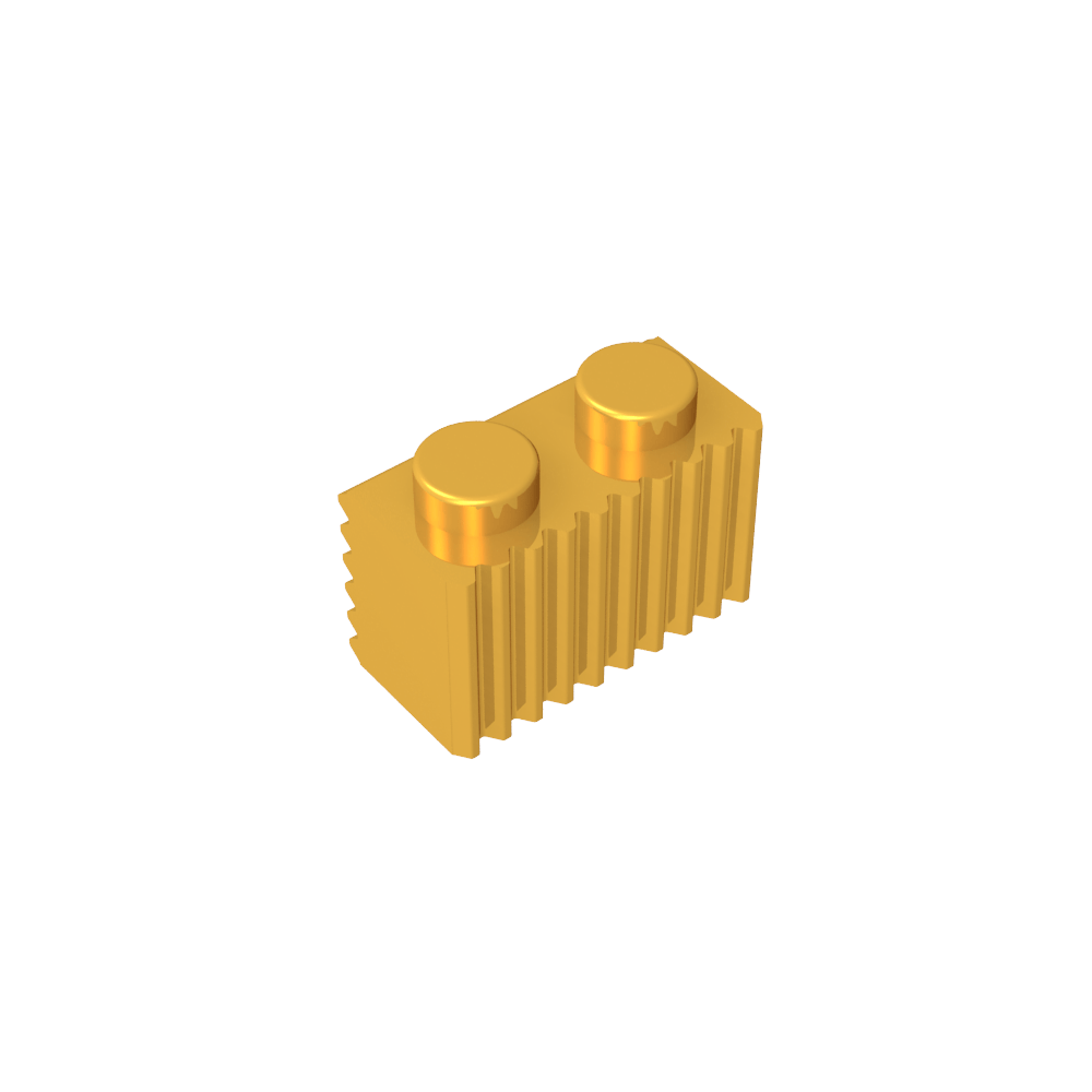 Stein Spezial 1 x 2 mit Grill - MyGobricks