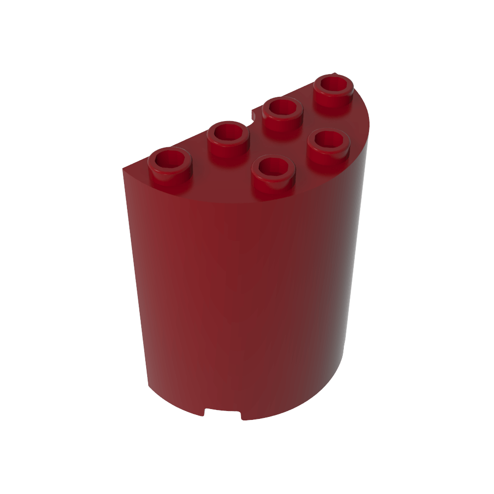 Zylinderhälfte 2 x 4 x 4-MyGobricks