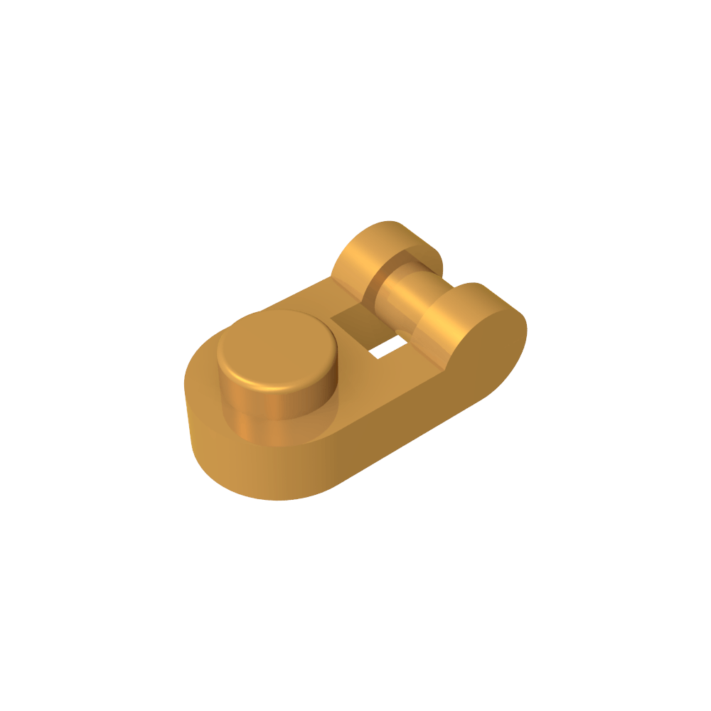 Platte Spezial 1 x 1 abgerundet mit Griff-MyGobricks