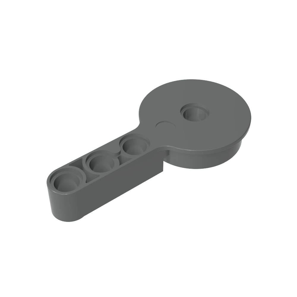 Technic Drehgelenkscheibe mit Stift und 3L-Balken dick - MyGobricks