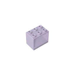 Schrank 2 x 3 x 2 mit massiven Bolzen - MyGobricks