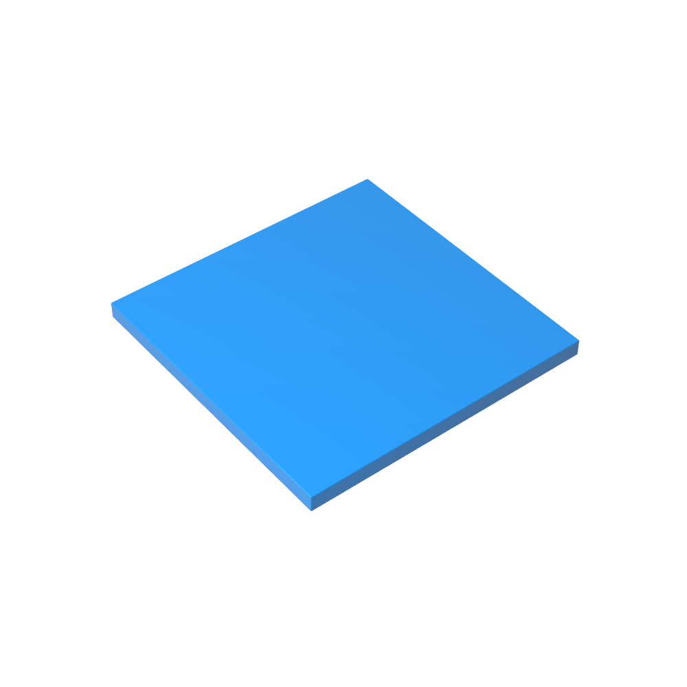 Fliese 6 x 6 mit Bodenrohren