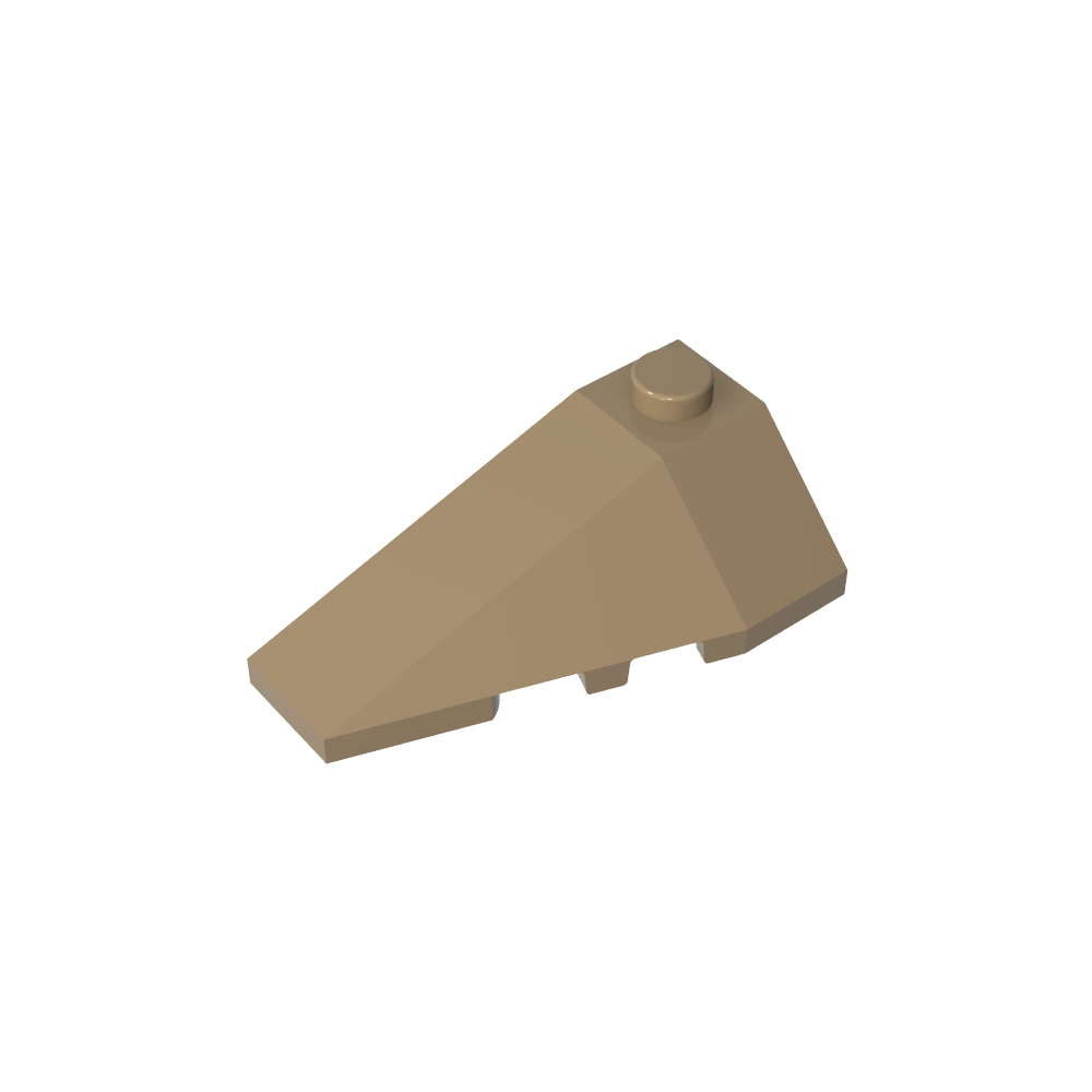 Keil schräg 4 x 2 dreifach links-MyGobricks