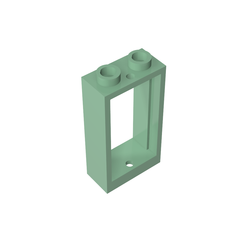 Fenster 1 x 2 x 3 Flache Vorderseite-MyGobricks