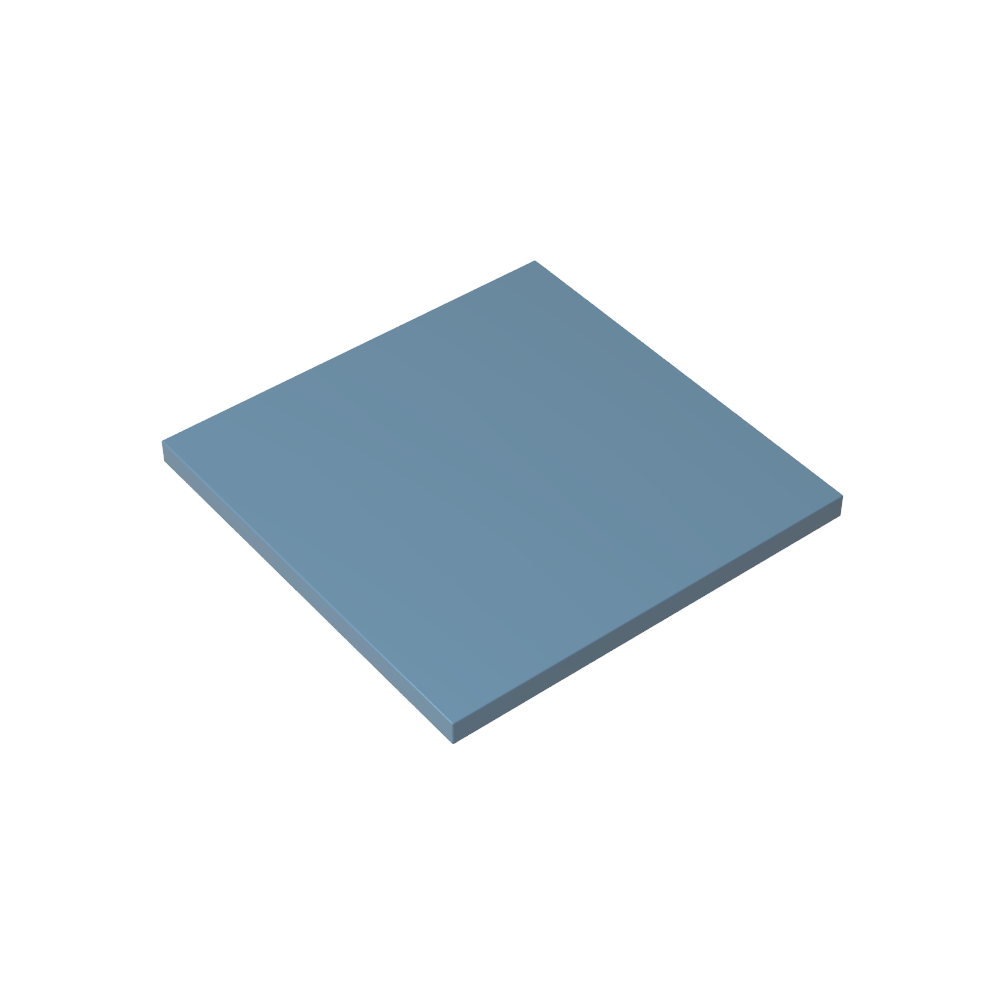 Fliese 6 x 6 mit Bodenrohren