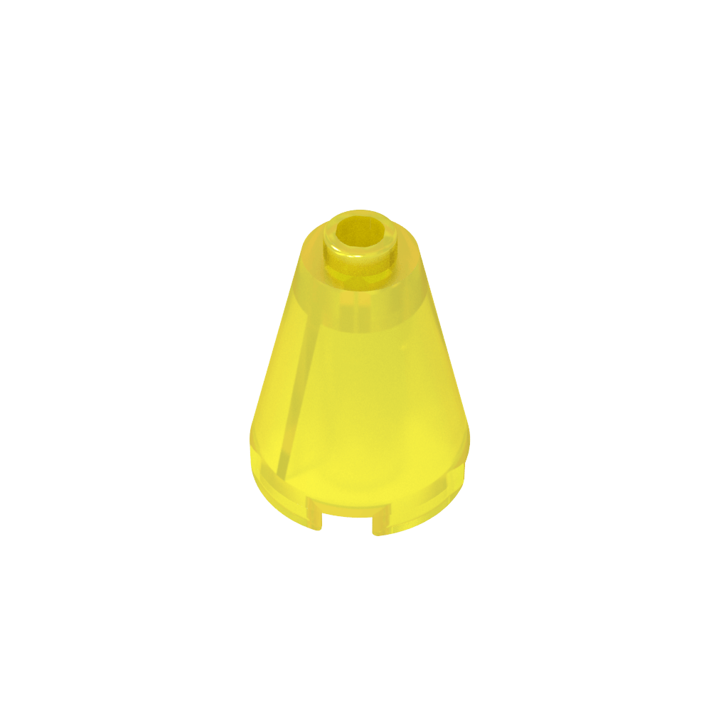 Kegel 2 x 2 x 2 mit blockiertem offenen Bolzen – MyGobricks