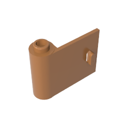 Tür 1 x 3 x 2 links - offen zwischen oberem und unterem Scharnier - MyGobricks