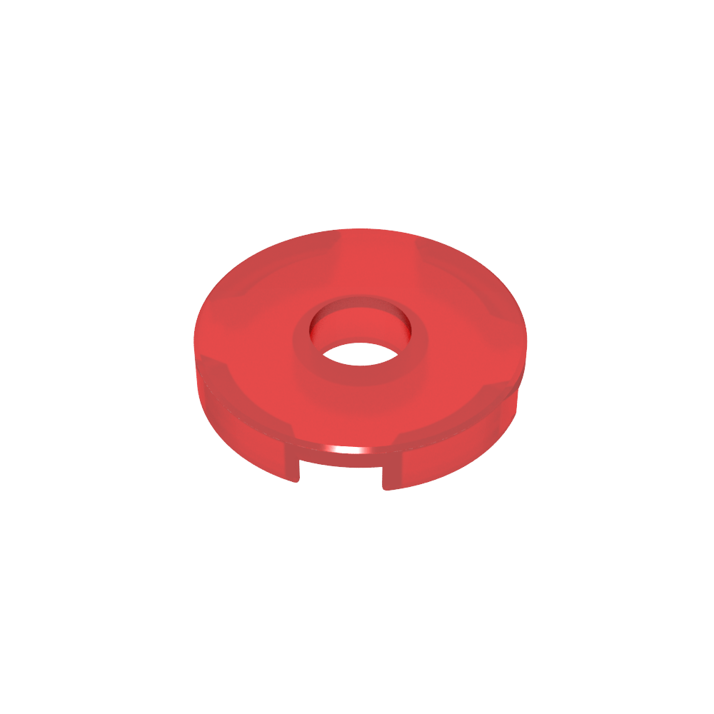 Fliese rund 2 x 2 mit Loch - MyGobricks