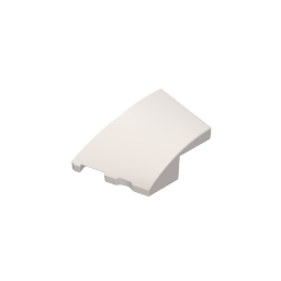 3x2 Keilförmiger gebogener Stein (links)