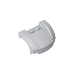 Fahrzeugkarosserie, Radkasten/Kotflügel 3 x 4 x 1 2/3 Niedriges Profil, gewölbte Front