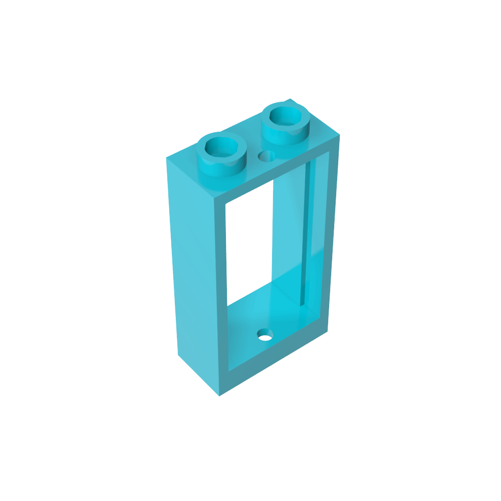 Fenster 1 x 2 x 3 Flache Vorderseite-MyGobricks