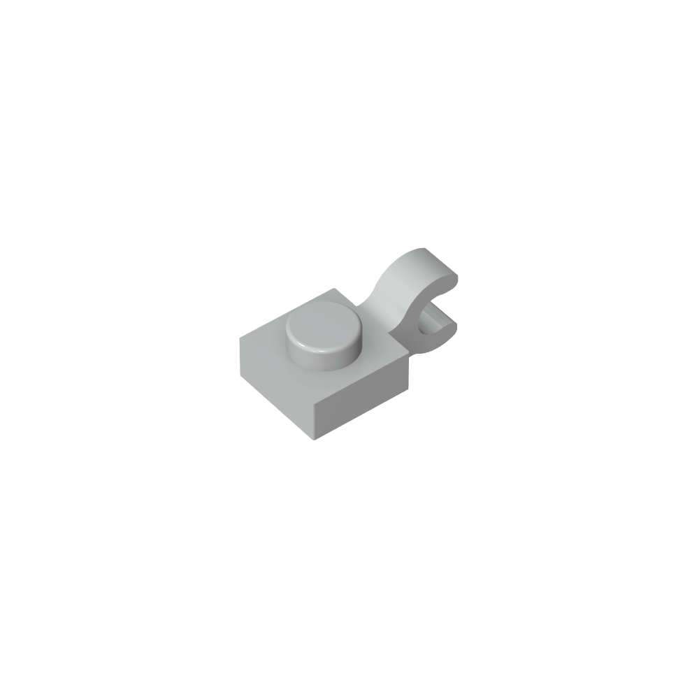 Platte Spezial 1 x 1 mit Clip Horizontal [Dicker U-Clip]-MyGobricks