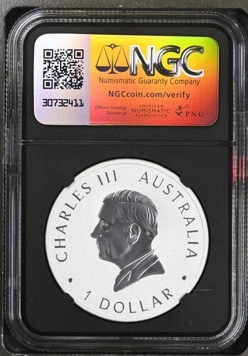 2025-P Australia Kookaburra 35th Anniv. 1990 Kookaburra Privy S$1 - Picture 2 of 7