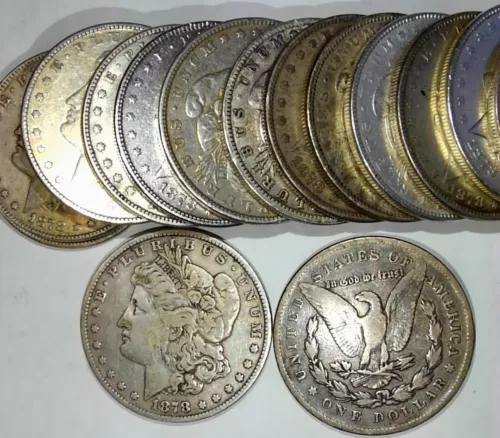 1 COIN--1878 7TF REVERSE OF 78 TYPE 2 MORGAN SILVER DOLLAR AVG CIRCULATION CS - Picture 1 of 1