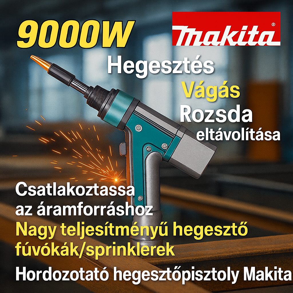 🐦️Villám akció: Makita 4 az 1-ben lézerhegesztő pisztoly, 10% kedvezménnyel!