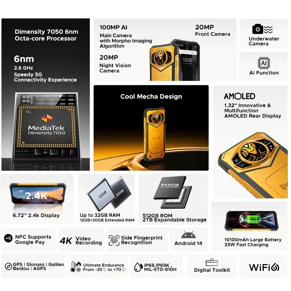 [Official Offer] DOOGEE S200 X (2025) 5G Global Version