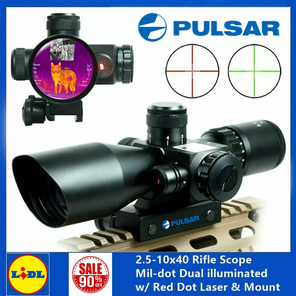 🔥Celebre a inauguração da nova loja LIDL! Super descontos a todo vapor! Você pode enxergar a uma distância de 8000 metros! A mais recente tecnologia Pulsar 【Visão noturna, câmera térmica, detector de distância】.