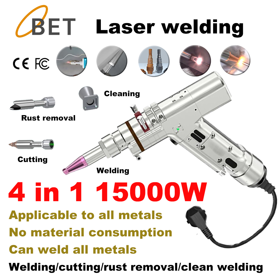 4-in-1 welding gun: Welding, cutting, rust removal, cleaning