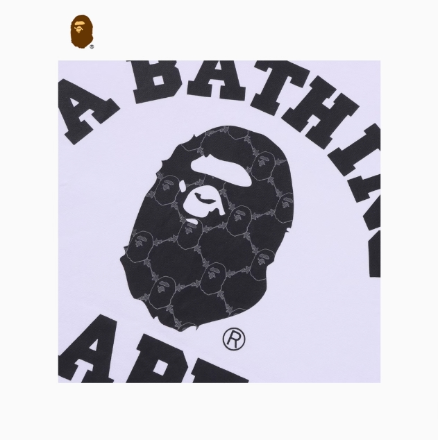 BAPE メンズ 25th 春夏 エイプ スター ロゴ柄 レタープリント 半袖 Tシャツ 110322O