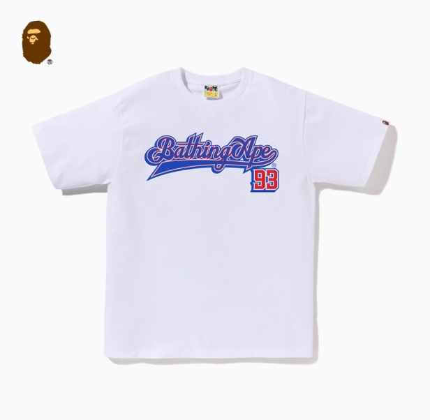 BAPE メンズ 25th 春夏 レタープリント 半袖Tシャツ 056101O