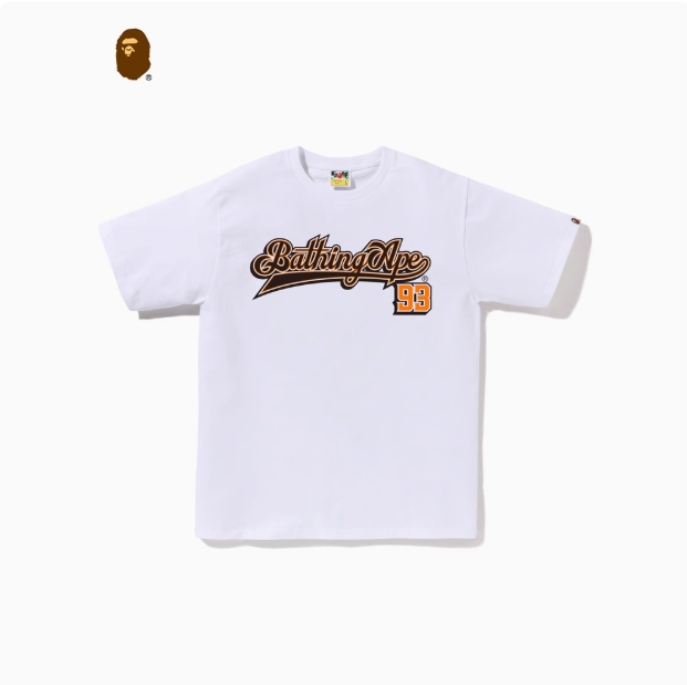 BAPE メンズ 25th 春夏 レタープリント 半袖Tシャツ 056101O