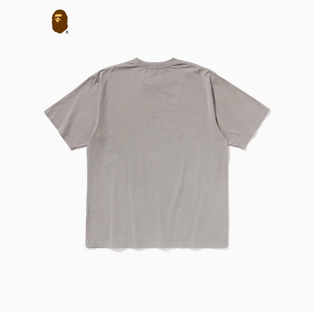 BAPE メンズ 24th 秋冬 猿文字 クラックプリント 半袖 Tシャツ X09003N