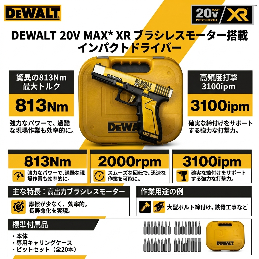 👑DEWALT 電動ドライバー スペシャルエディション（限定100セット）