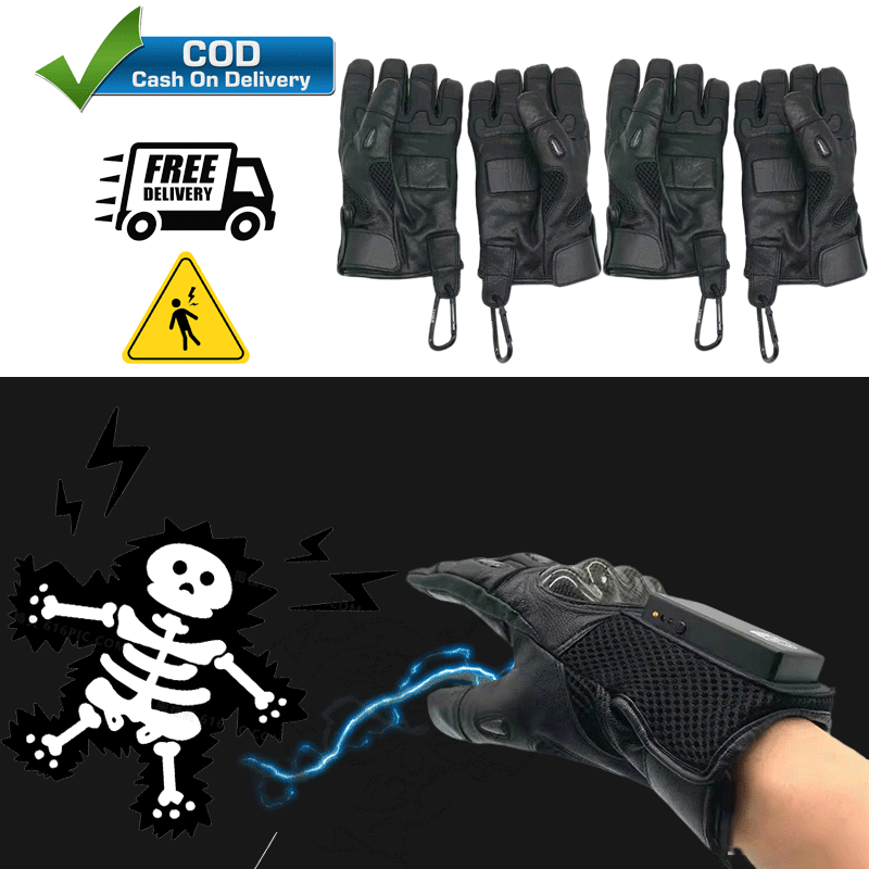 ⚡Guantes defensivos de descarga eléctrica NEXSTUN🔋liberan instantáneamente una descarga eléctrica de 100.000 voltios.