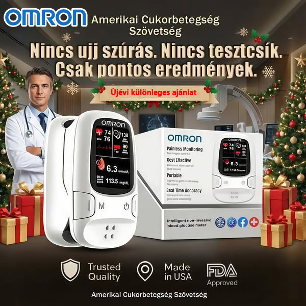 Omron™ bemutatja az újonnan piacra dobott non-invazív okos vércukormérőt 🔥Készült az USA-ban🔥
