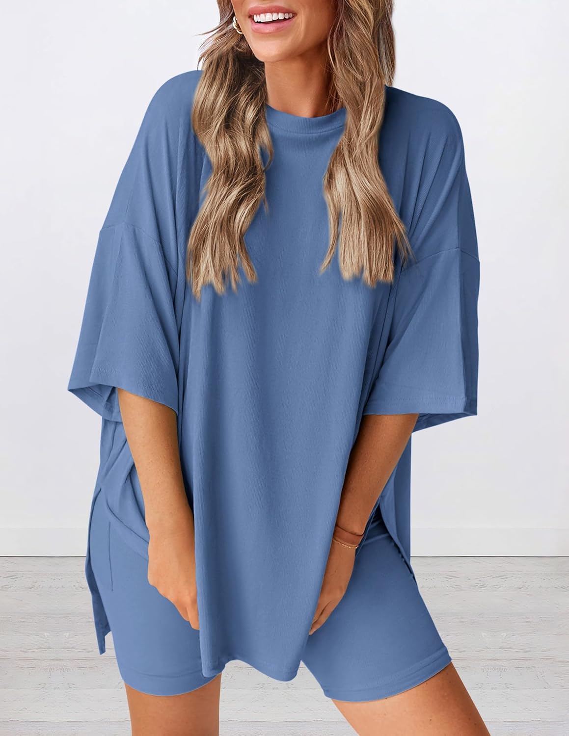 Women's Two Piece Lounge Set 2025 Summer Casual Oversized(buy 2 free shipping!!!)