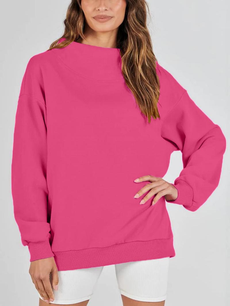 ⏰Hot Sale-Women's Half Turtleneck Fleece Casual Sweatshirt(BUY 2 Free Shipping)