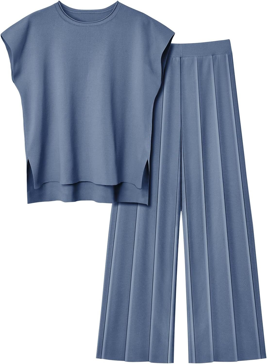⏰Hot Sale-WOMENS TWO PIECE HIGH WAISTED PANTS LOUNGE SET(Buy 2 Free Shipping)