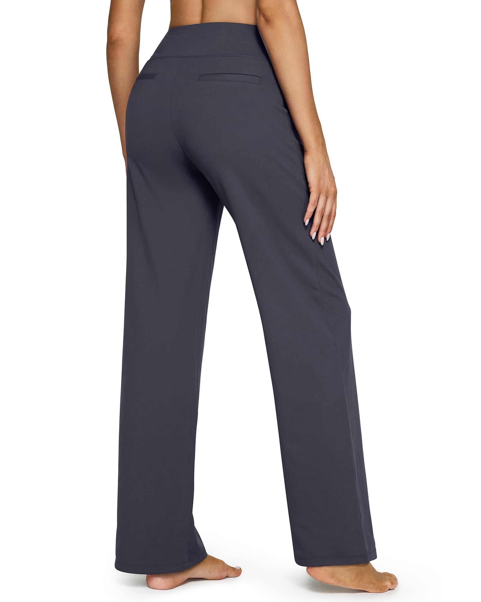 2024 New Women's High Waist Stretch Casual Yoga Wide Leg Pants