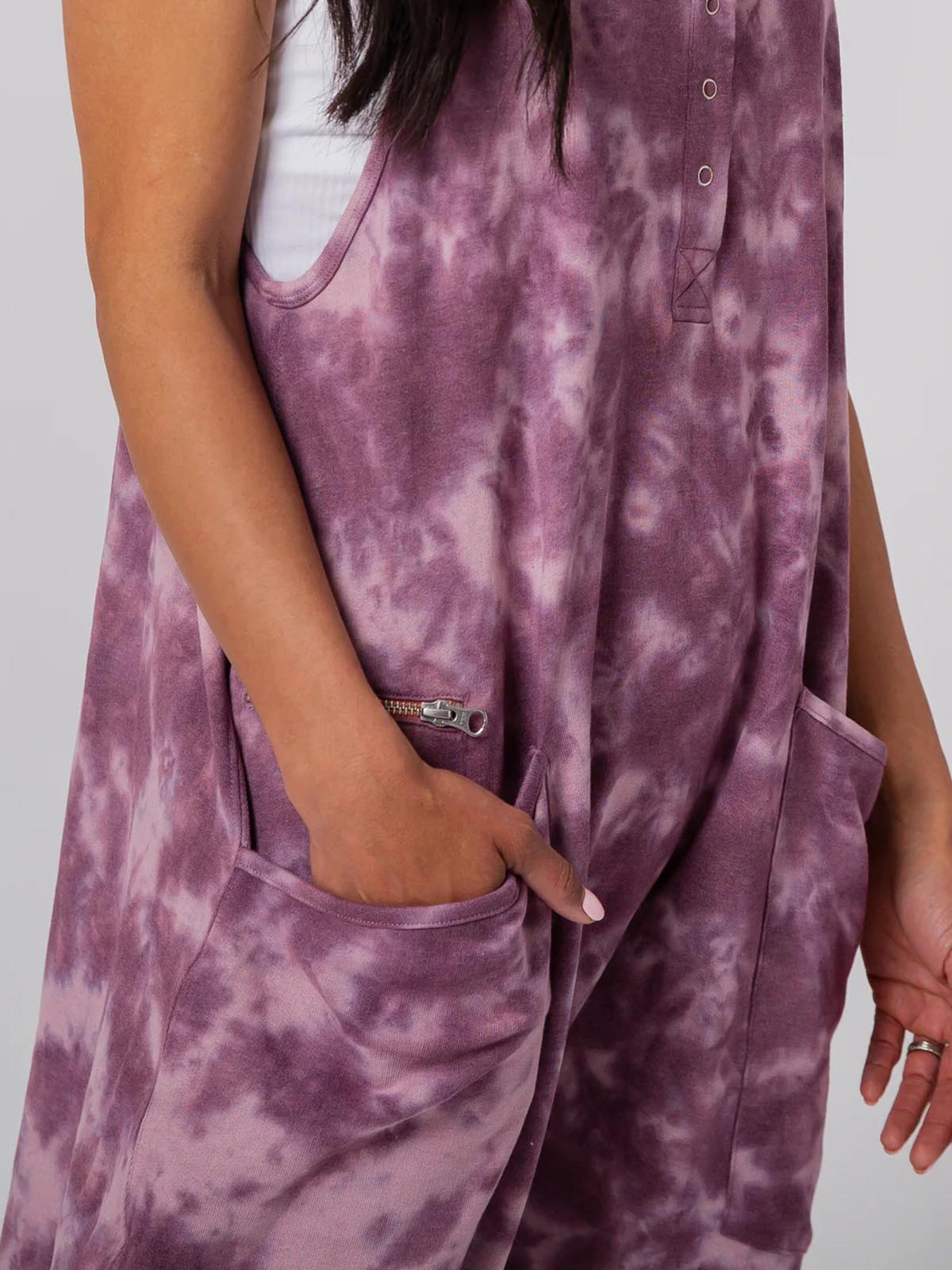 Women's Denim Button Neck Suspender Jumpsuit Casual Overalls(BUY 2 FRRE SHIPPING)