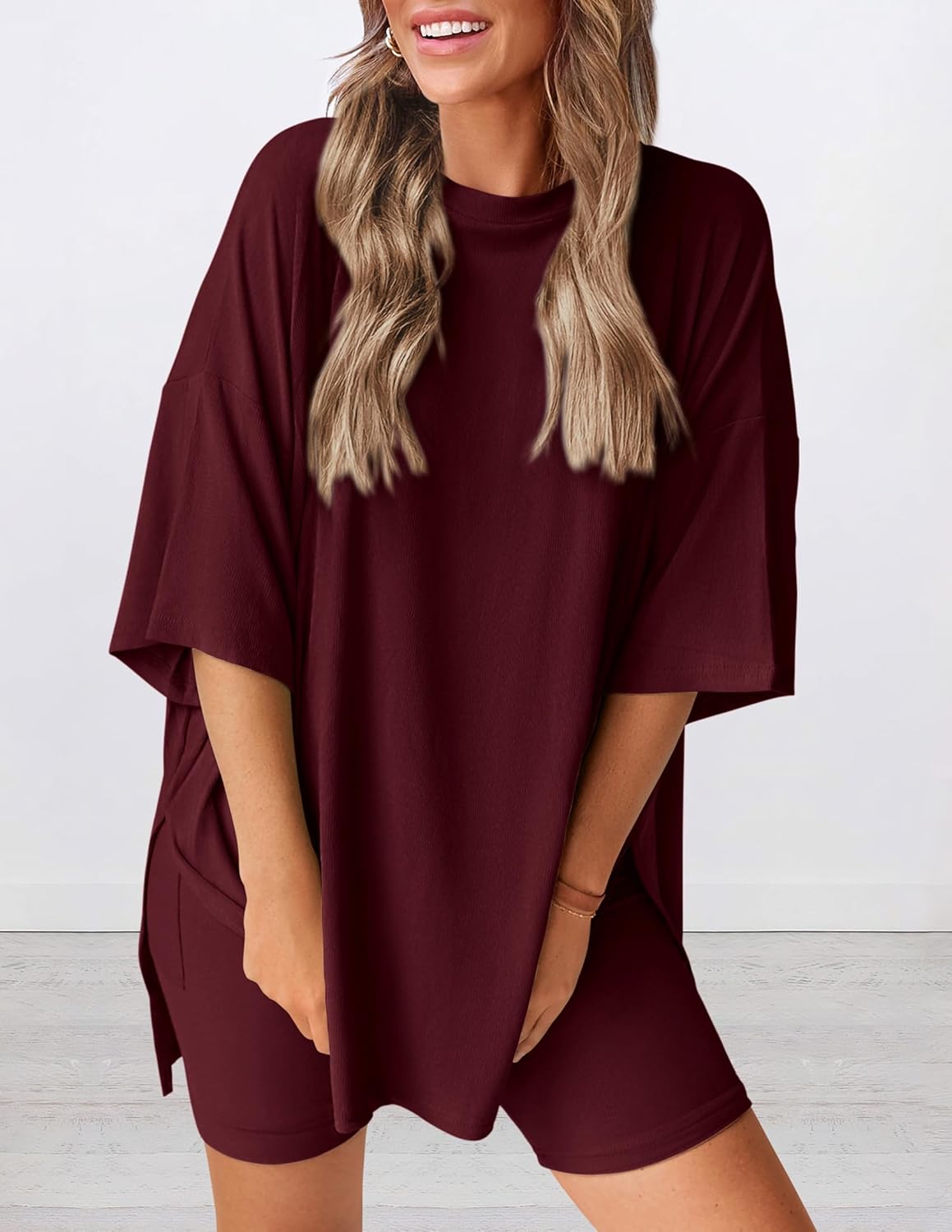 Women's Two Piece Lounge Set 2025 Summer Casual Oversized(buy 2 free shipping!!!)