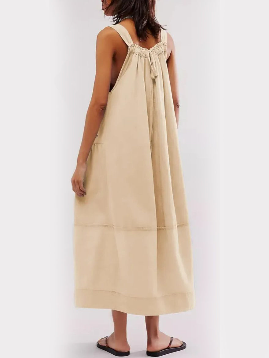 ⏰Hot Sale-Women's Versatile Overall Maxi Dress(Buy 2 Free Shipping)