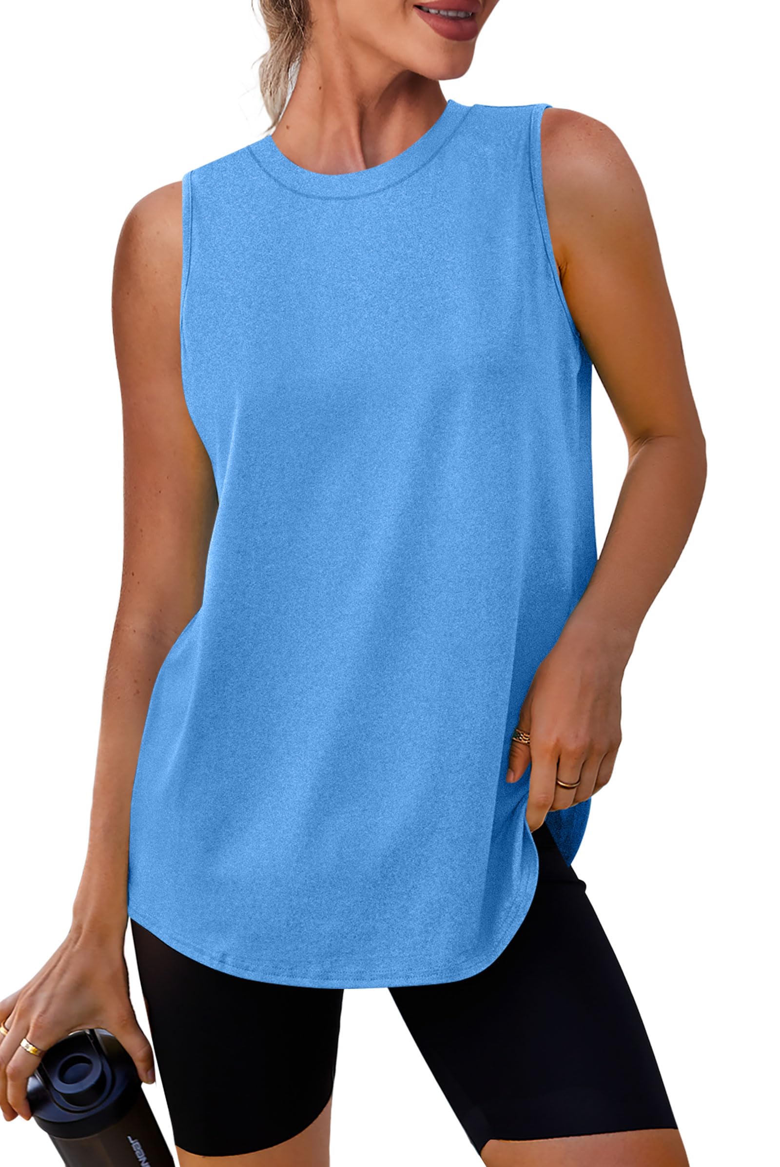 Womens Workout Tank Tops Lightweight Sleeveless Shirts